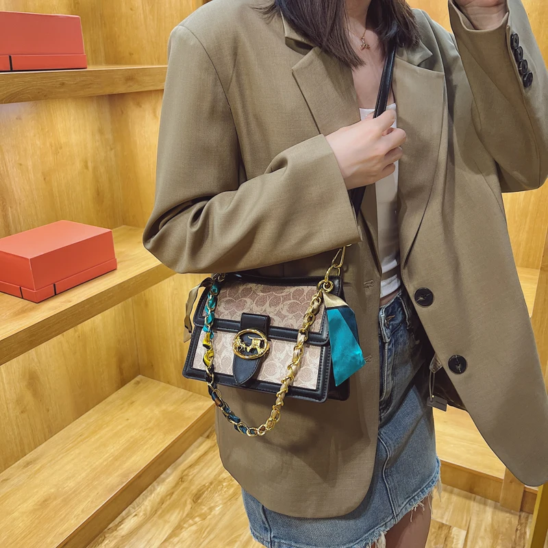 

Шикарная женская сумка через плечо, роскошная дизайнерская кожаная большая сумка, элегантная классическая парижская вдохновение