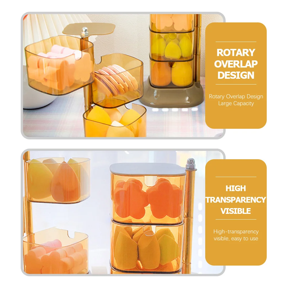 Pudełko na gąbeczki do makijażu, pyłoszczelne, wytrzymałe, bezpieczne, przenośne, dekoracja domu, pojemnik na puder, organizer na kosmetyki