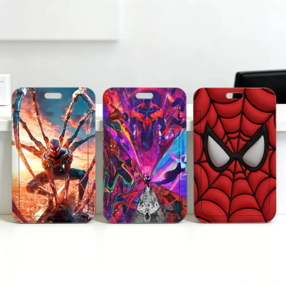 

Cool S-Spider-Man Creative card holder for students and buses unisex