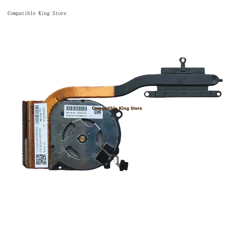 X Used CPU Cooling Fan/Heatsink/USB Board For HP X360 Spectre 13-AC 13-AC033DX 13-W 13-W023DX 13-W013DX TPN-Q178