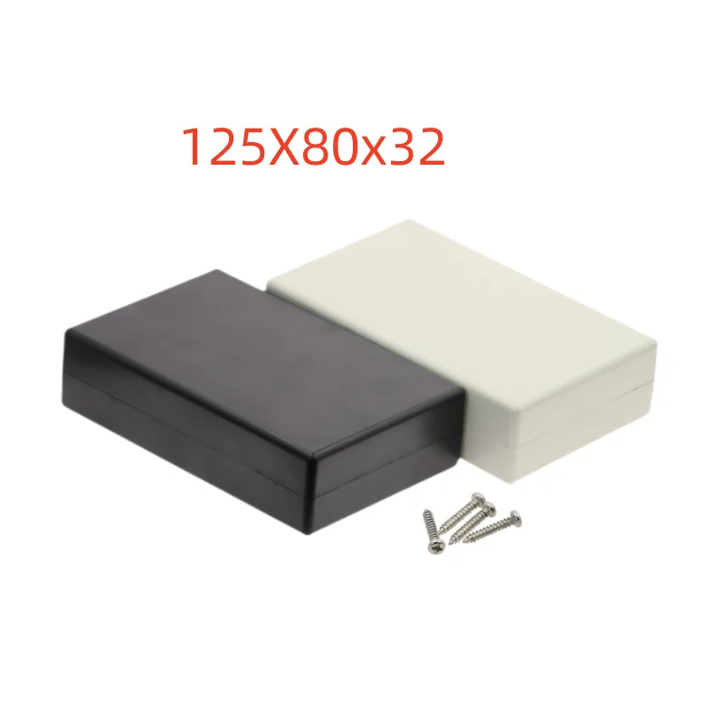 1pc Waterproof Plastic Enclosure Cover Electronic Project Instrument Case Box 125x80x32mm