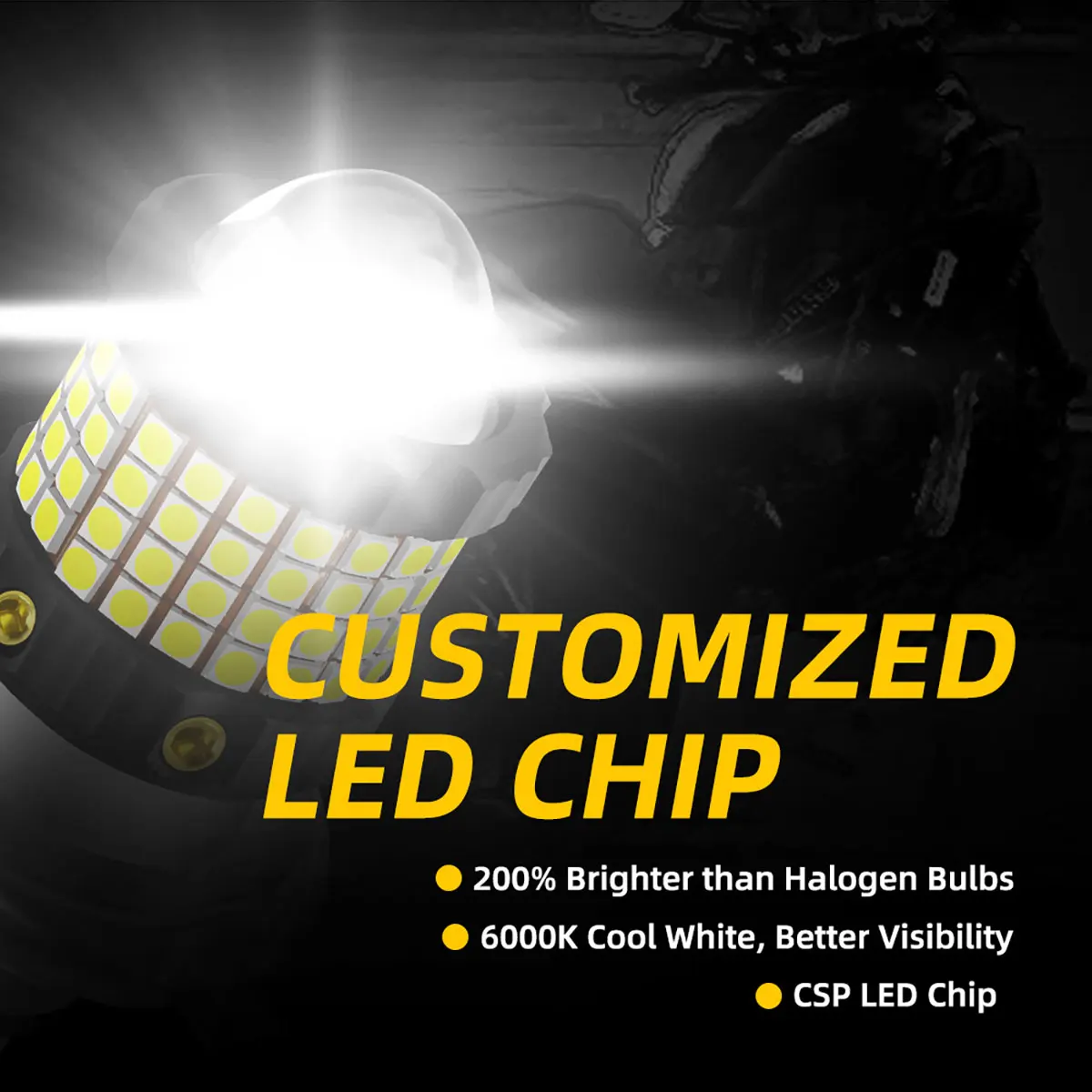 جديد h4 led المصابيح الأمامية للدراجات النارية ba20d led p15d LED لمبة CSP عالية منخفضة الحزم دراجة نارية مصباح إشارة الضباب مصباح الأضواء مع عدسة