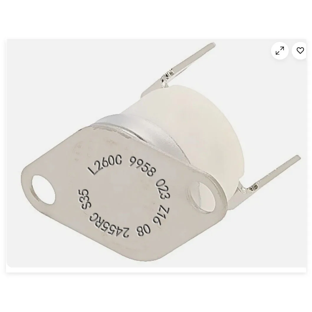 Thermostat Sensor Normally Closed 10A 240VAC 260C 245C 16x12mm Temperature Controller Switch For Home Heating Cooling Air System