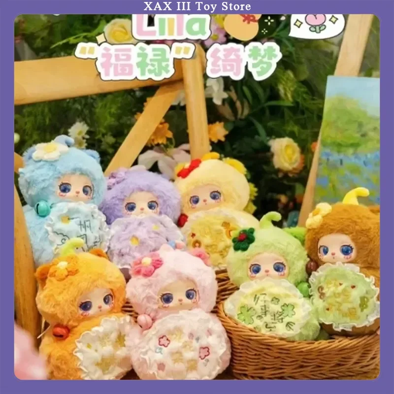 100% Original Liila V1 Lucky Cat Series Blind Box Vinyl Plush Bag Pendant Decorative Ornaments Collect Toys Girl Birthday Gift