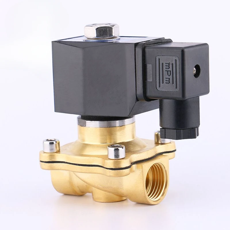 ZS-25 normally closed electric brass stainless steel water treatment high-pressure and high-temperature resistant solenoid valve