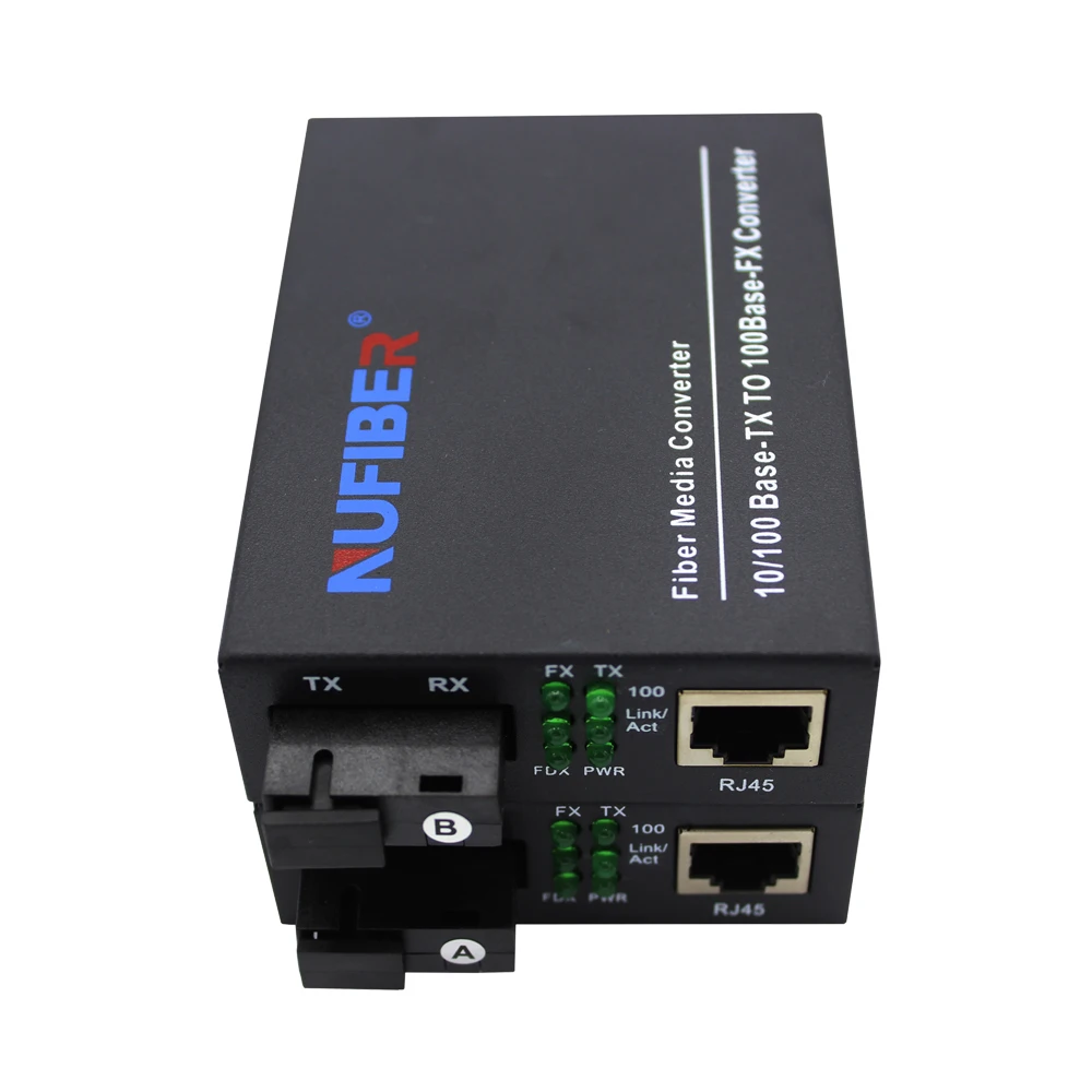10/100M optical Fiber Media Converter 20km 1310nm Conversor de medios de fibra