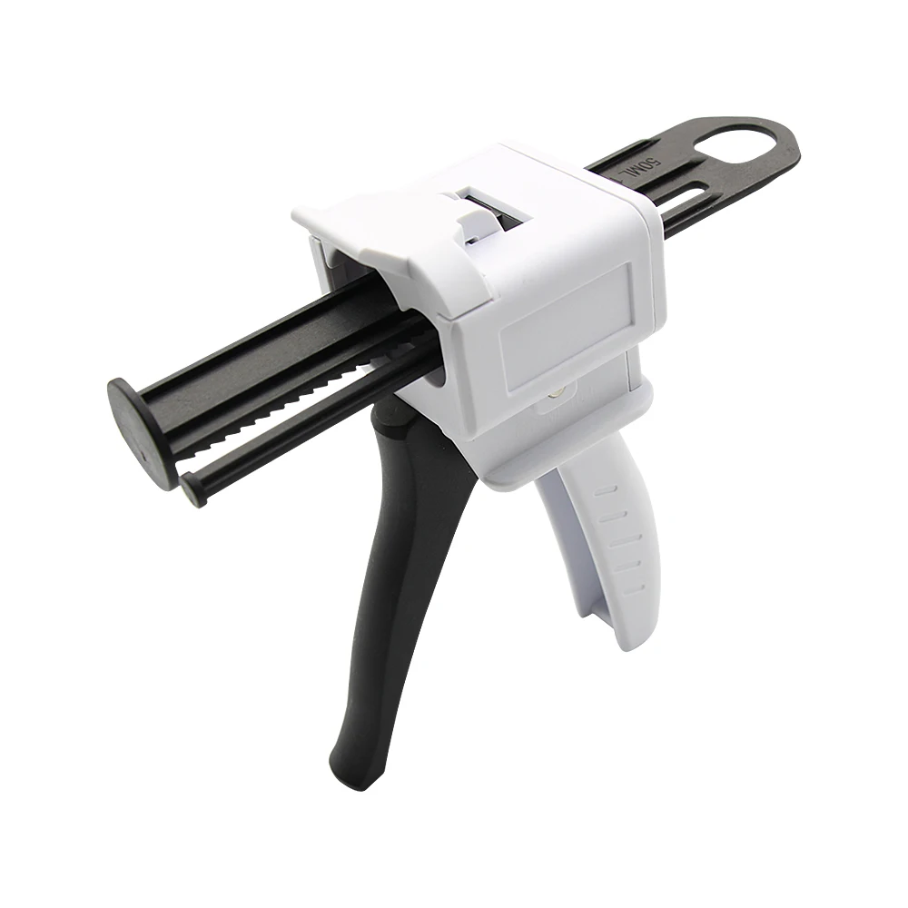 50 ml Dental Abdruck Mischpistole 1:1/2:1 Universal Silikonkautschuk Dentalpistole 4:1 10:1 Epoxidharzpistole – Detail 3