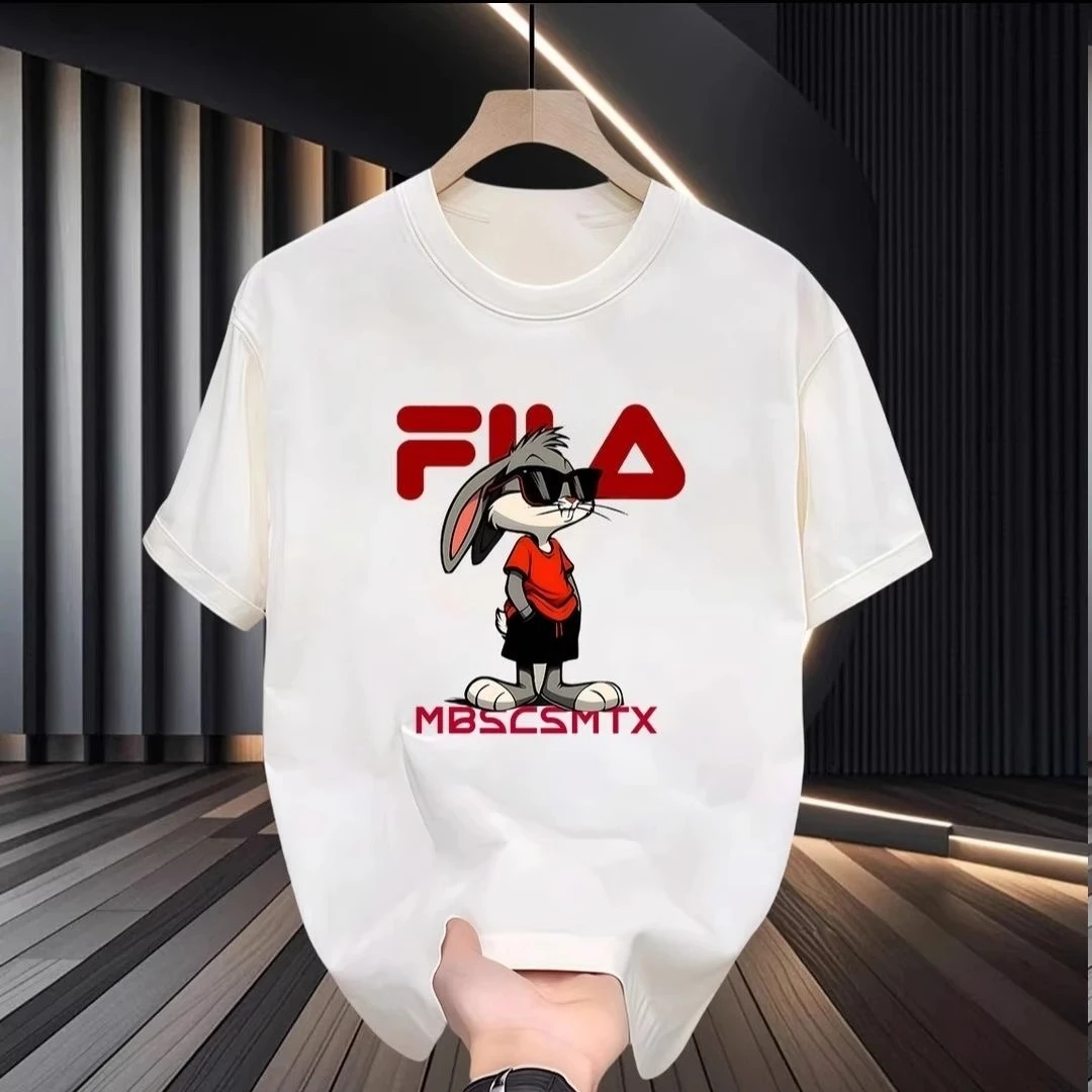 

High-end Brand Y2K Short-sleeved Clothing Fashion T-shirt for Men and Women, 2025 New Style Pure Cotton Short-sleeved T-shirt