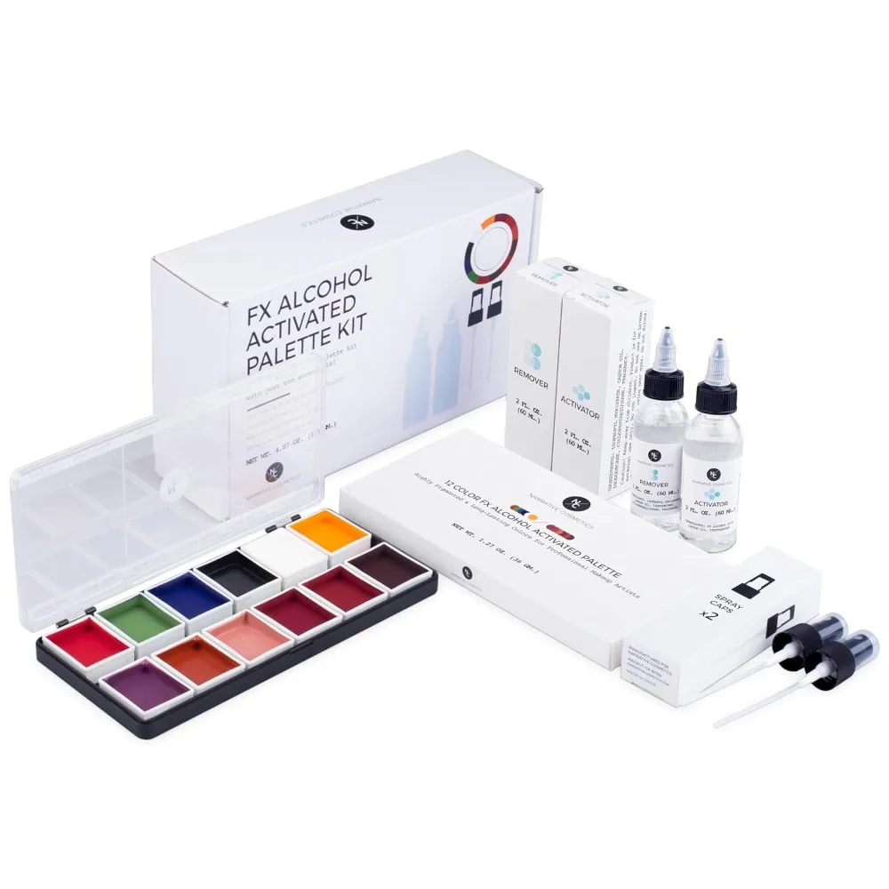 Paint By Number Paints Refills, Alcohol-Activated Palette, Activator, and Remover Kit, Paints By Number Paint Refills