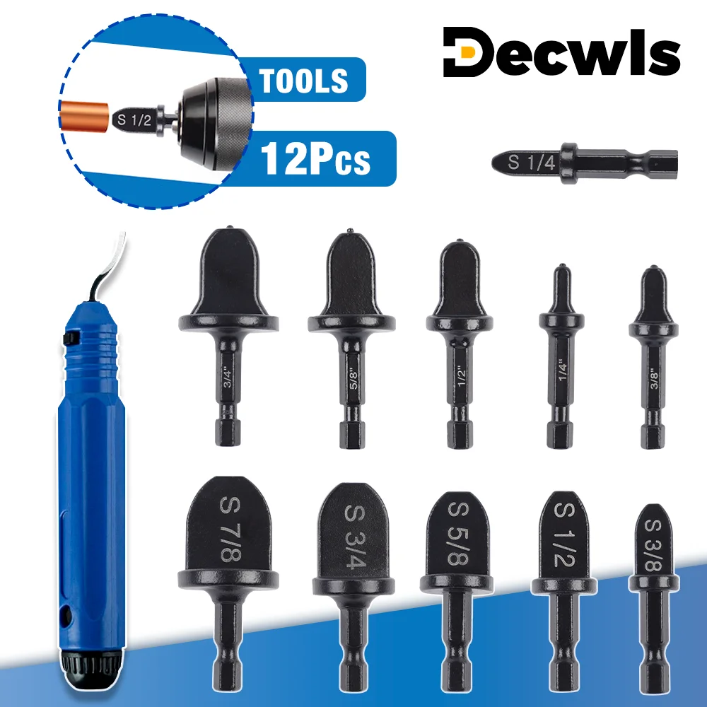 Air Conditioning Copper Tube Expander, HVAC Maintenance Tools, Home Copper Tube Expander,Pipe Expansion Tools, Deburring Scraper