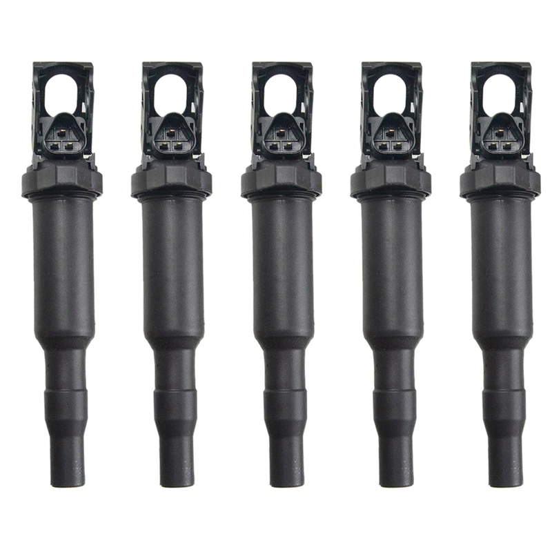 5X Ignition Coil 0221504470 12137594937 12137562744 12137571643 For BMW 325I 325Ci 328I 330Ci 335I 525I X3 X5 M5 M6 Z4