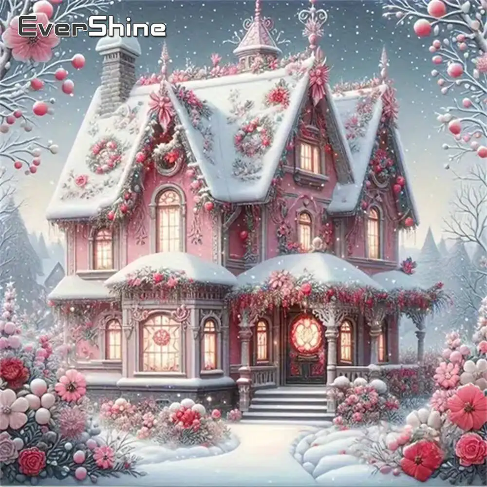 Evershine Diamant-Gemälde, Hund, Tier, Cartoon, komplett, quadratisch, rund, Diamant-Mosaik, Badezimmer, DIY-Bastelset, Heimdekoration