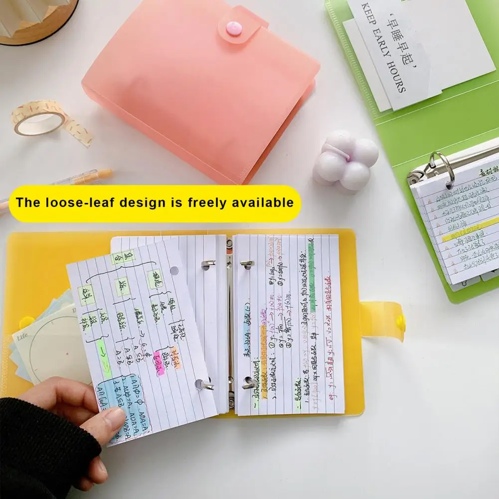 index card holder for binder Amazon.com : 3×5” index card Binder organizer with Plastic pocket Sleeves,  small organized folder for recipes Flashcards,portable notecards case holder  (2pcs colorful) : Office Products main image 1