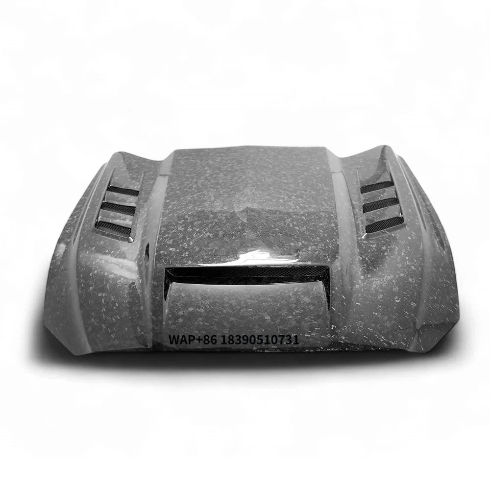 

TF Style Forged Carbon Fiber Front Bonnet Engine Hood for Mustang 2015-2017 2018-2023 New Condition