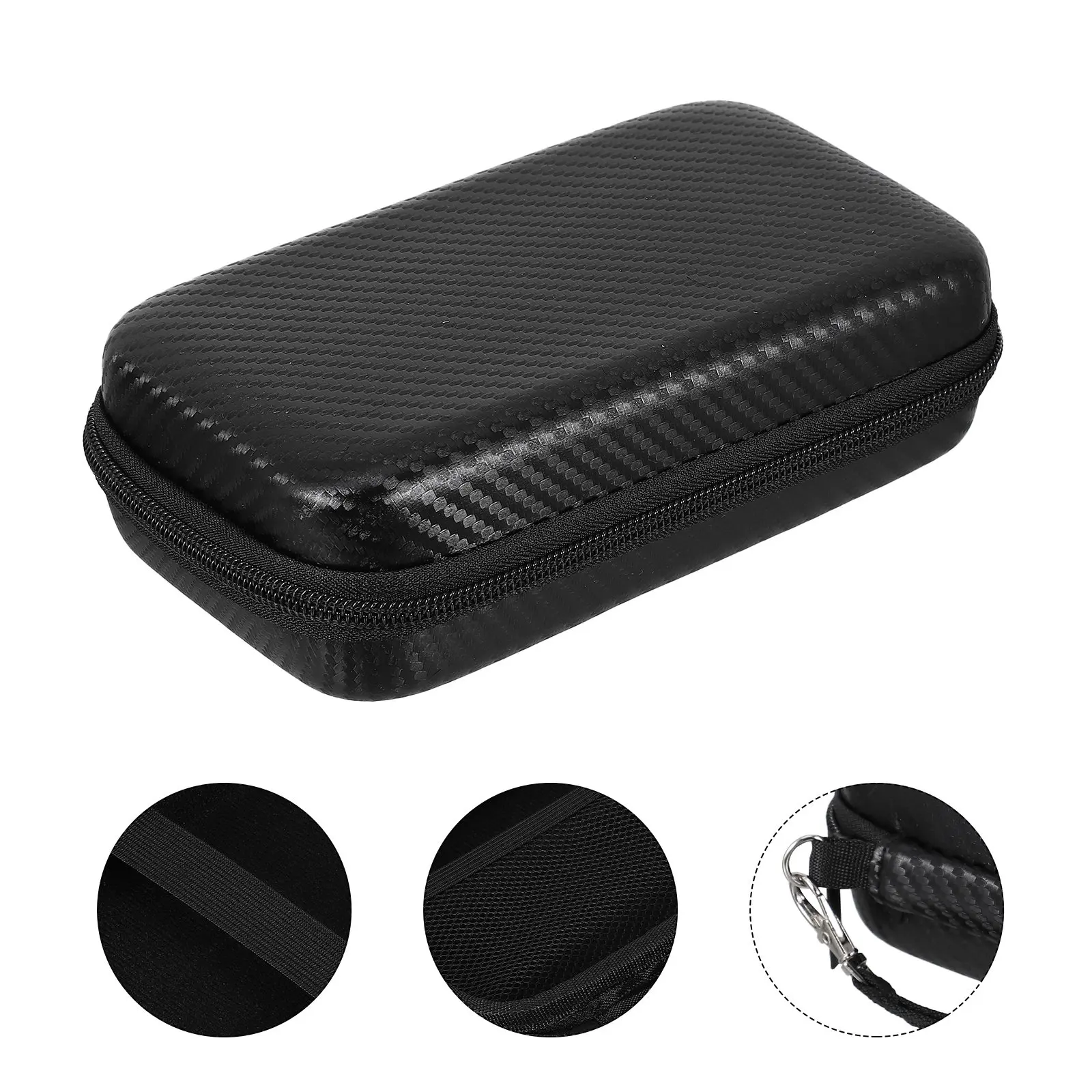 

Heavy-Duty Thermometer Storage Case Smooth Scratch-Resistant Surface Moisture-Dust Protection Portable Lightweight Zipper Pouch