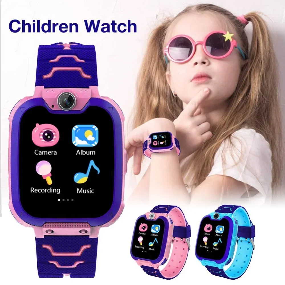 Children Smartwatch Phone Watch Taking Pictures Student Kid Game Watch 1.54 Inch Capacitive Touch Color Screen Kid Smart Watch