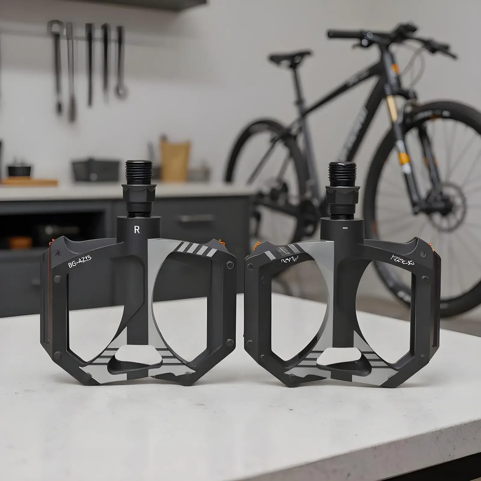 Anti-Slip Replacement Pedals for Road Bikes: 2 Sealed Bearings Design, Suitable for Adult Mountain/Road Bicycles