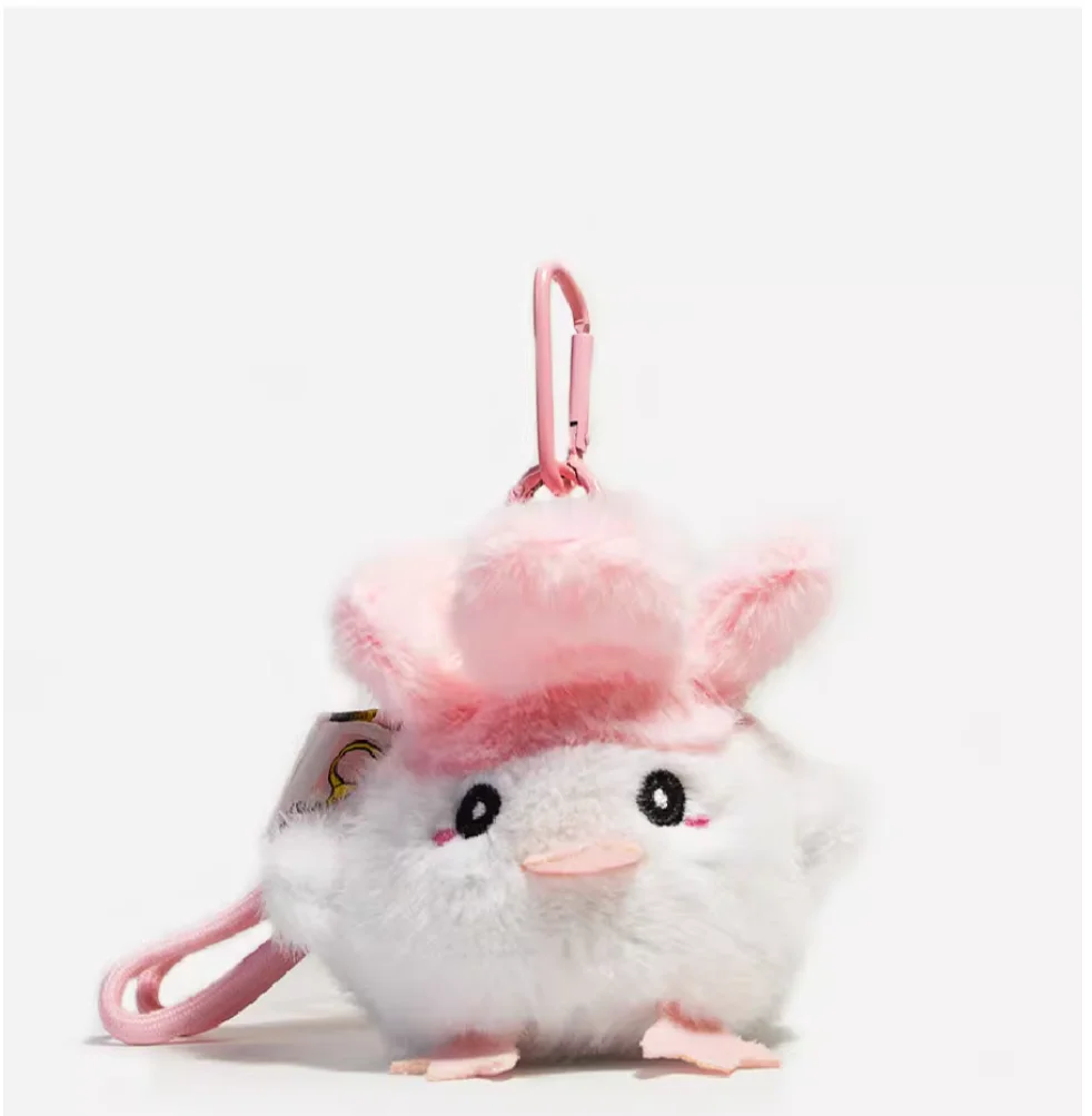 Garlic bird voice plush doll cute bag pendant couple schoolbag backpack ornaments funny little yellow chicken keychain