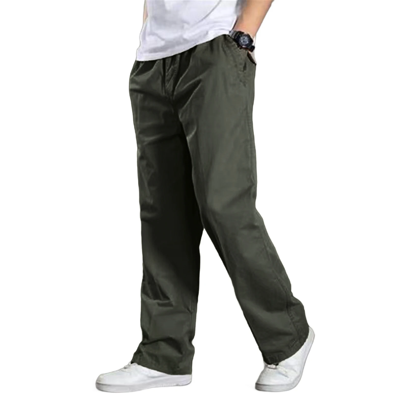 

American Style Men's Thin Sweatpants Fashion Brand Clothing Spring Autumn Sports Casual Pants Gym Running Training Jogging Pants