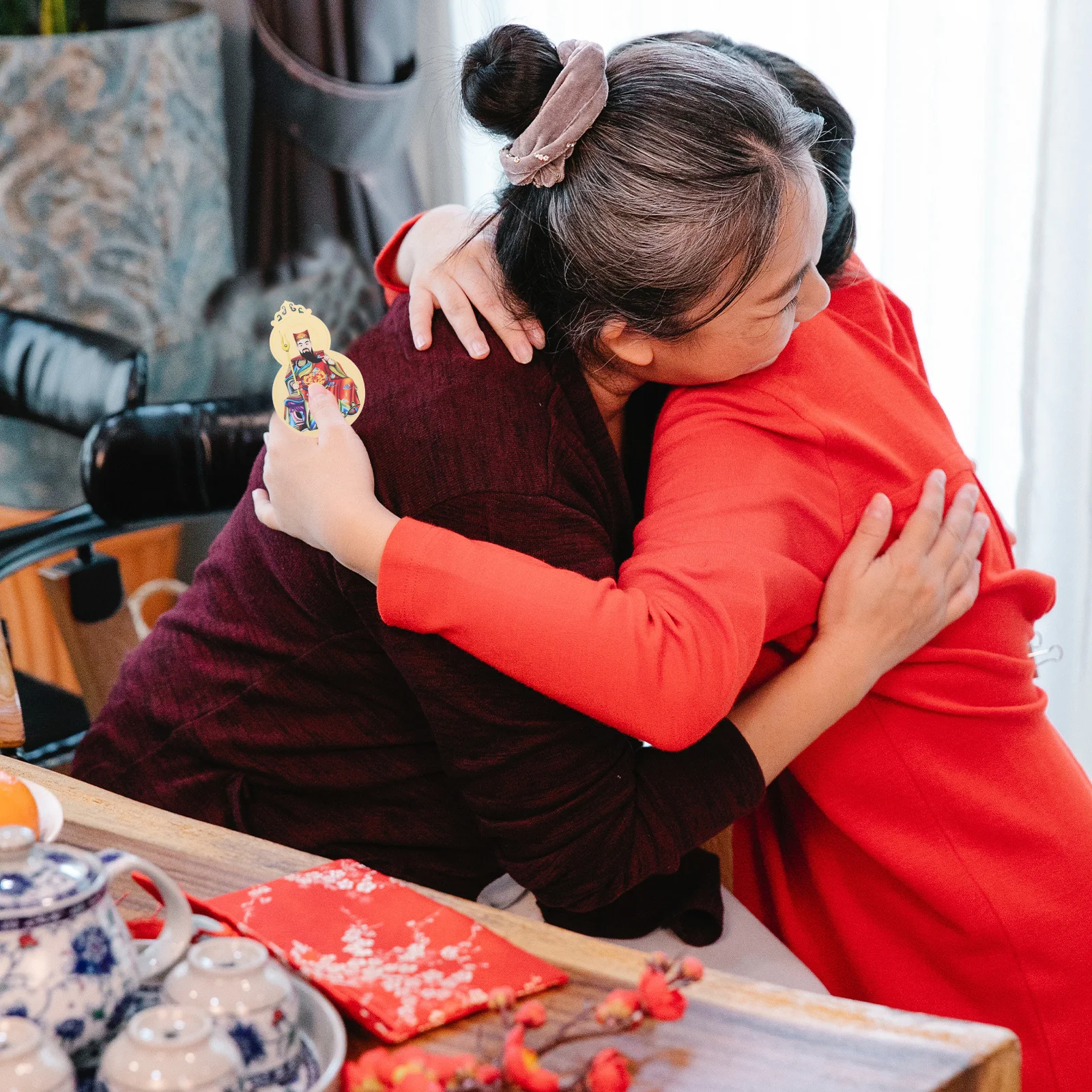 

2Pcs Hulutong Copper Amulet Card Year of The Snake 2025 Tai Sui Feng Shui Charm Protection Luck Decor Portable Feng Shui Home