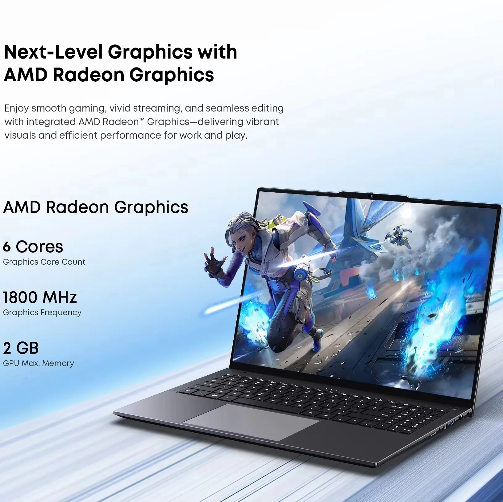 CHUWI 15.6インチ Corebook Plus ノートパソコン AMD R5-7430U 16GB RAM 512GB SSD 冷却ファン付き Windows 11 ノートブック