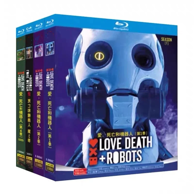 Love Death Robots Season (1-4) All Region Sub English Play Seal Box Blu-ray Disc English Pronunciation HighDefinition BD