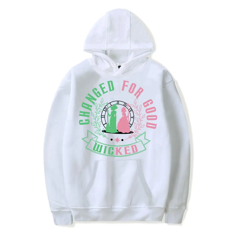 Wicked Changed For Good Vintage 90s Hoodie Men and Women Harajuku Style Hip-hop Sweatshirt Spring and Autumn