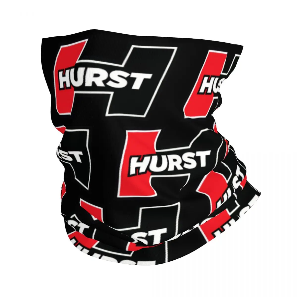 Hurst Shifters Garage Banner Nek Gaiter Bedrukt Unisex Gezichtsmasker Sjaal Warme Hoofdband Wandelen Winddicht