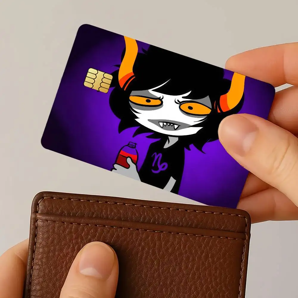 C-Character Gamzees M-Makaras Credit Card Decorative Card Stickers Suitable For Bank Cards Metro Transit Anti-scratch Gift 4PCS