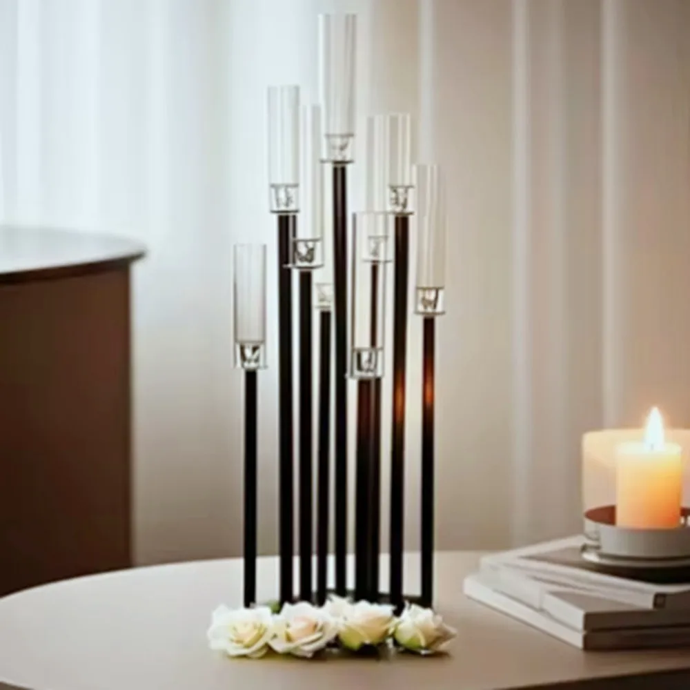 5pcs/10pcs)Party Decoration Black Display Pedestal Backdrop Stand Riser Column Pillar Plinth  Rectangle Pedestal Stand