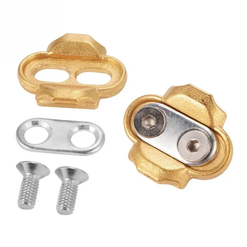 CNC Mtb Bicycle Pedals Accessories Fit Crank Brothers Egg Beater Shoes Adapter Copper Road Bike Cycling Riding Shoes Splint