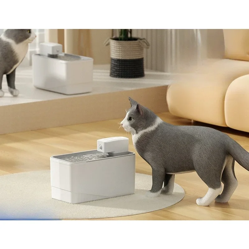 

2025 New Wireless pet water dispenser automatic circulation of running water unplugged large capacity smart cat water dispenser