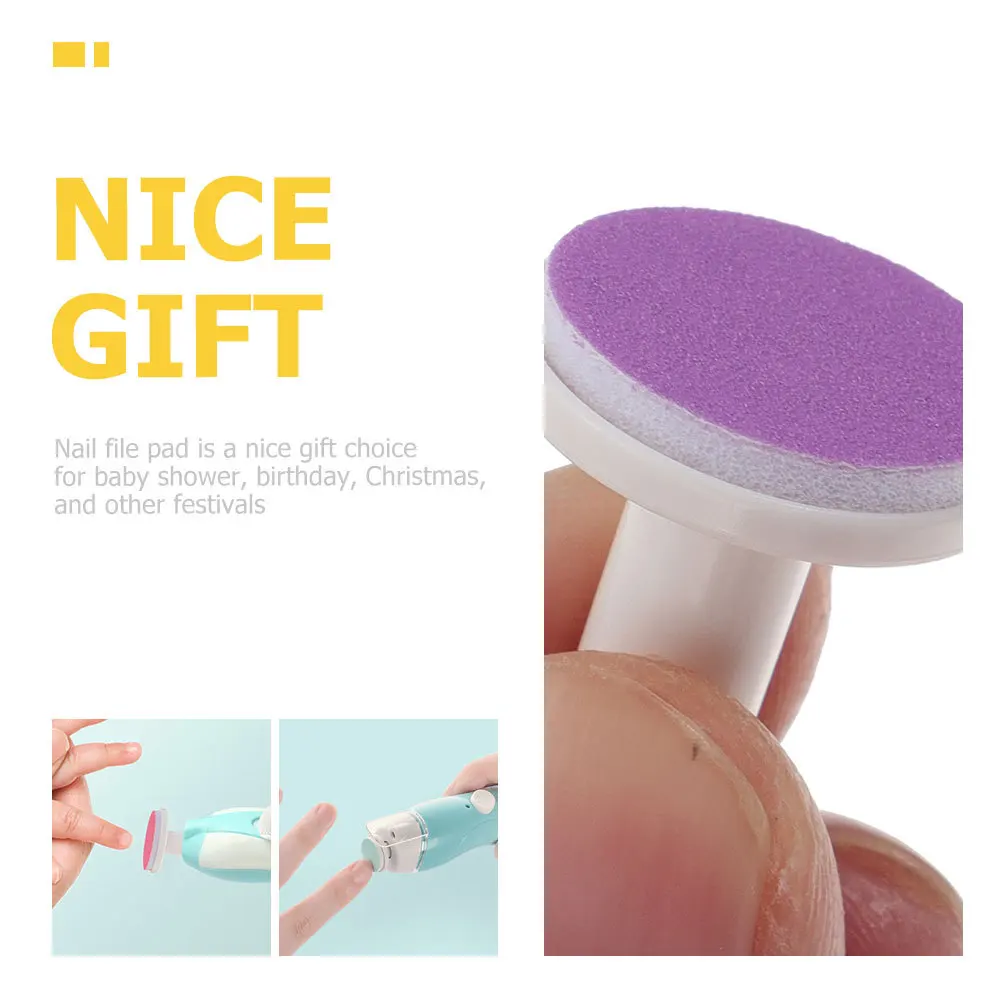 

18pcs Grinding For Electric Trimmer Infant File Replacement Heads Baby Baby Nail Tools Nail Care Tools Accessory