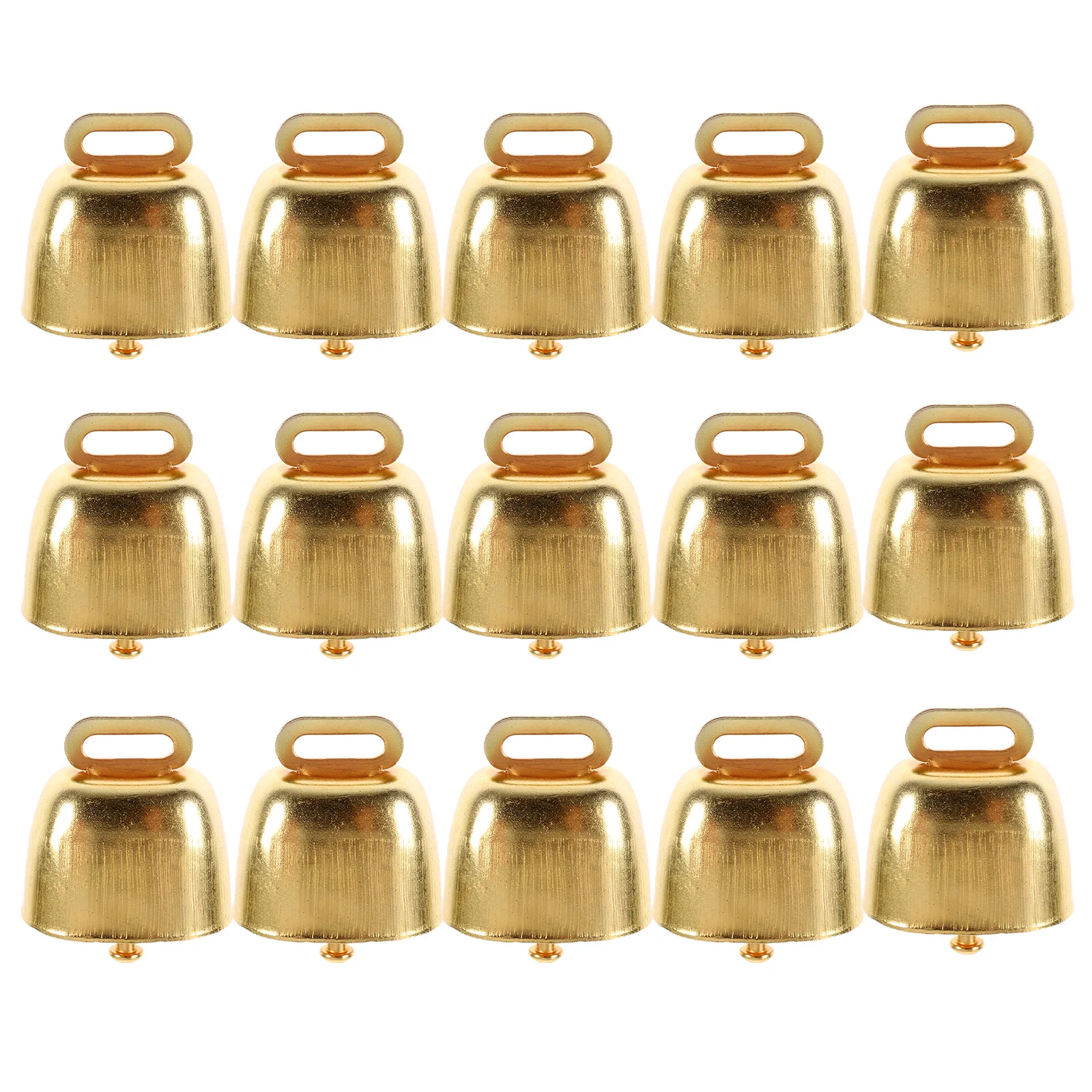 

15pcs Pet Metal Vintage Cattle Bells For Anti-Lost Small Animal Farm Loud Bells Sheep Horse Goat Craft Diy Accessories Home