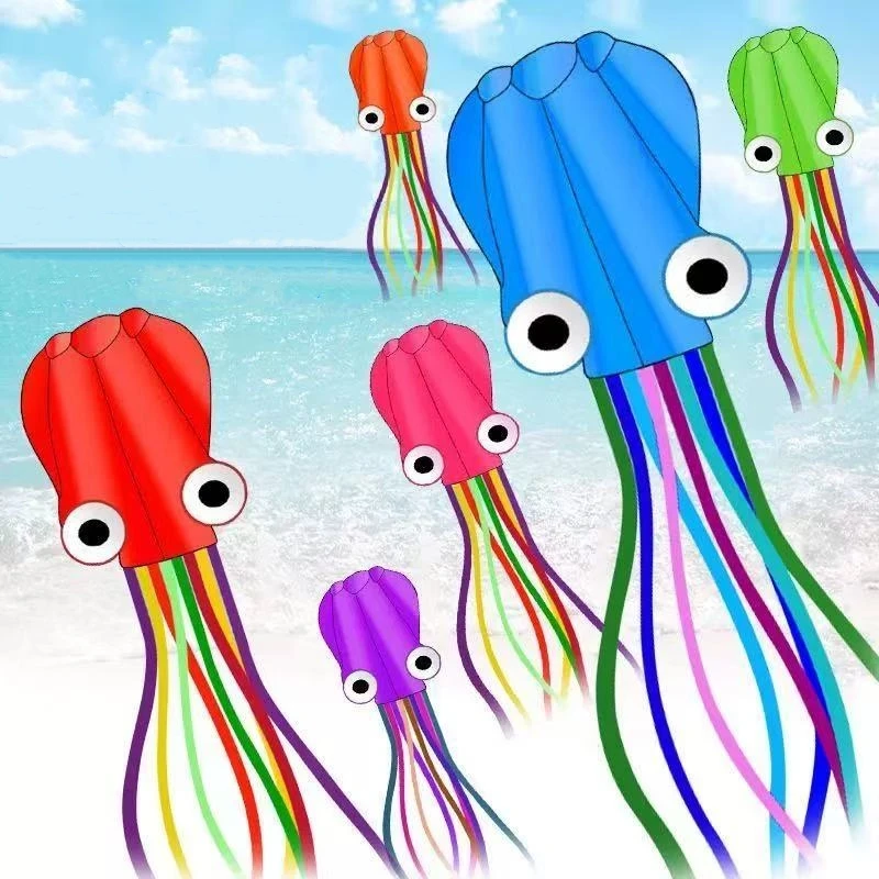 Octopus vliegers vliegen Zachte vliegers buitenspeelgoed voor kinderen vliegers fabriek windzakken professionele windvliegers koi opblaasbare vliegers