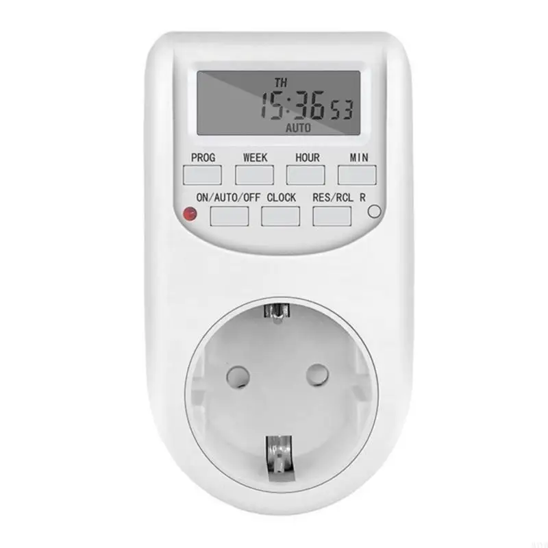 Tomada temporizador com suporte energia 2300 W para aquecedores ar condicionado, dispositivo elétrico com eficiência