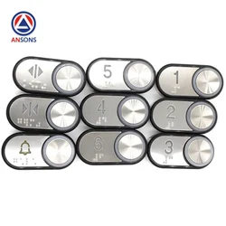 KA115 KA115-2LED-081209 Red Light STEP Elevator Push Button Ansons Elevator Spare Parts