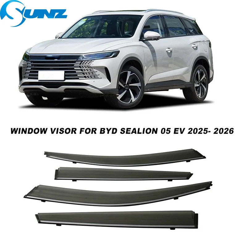 

Window Visor For BYD Sealion 05 EV 2025 2026 Weathershied Wind Sun Rain Guard Window Wind Deflector