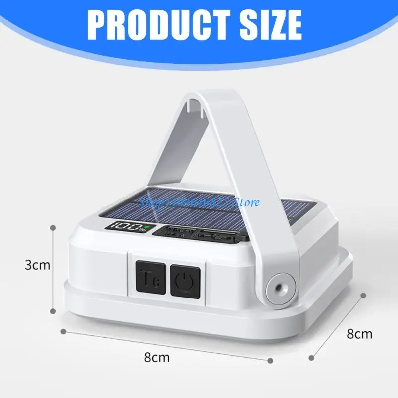 Multimellon Light Solar Camping Light USB LAMPE TENT POUR COURSE POUR COURS