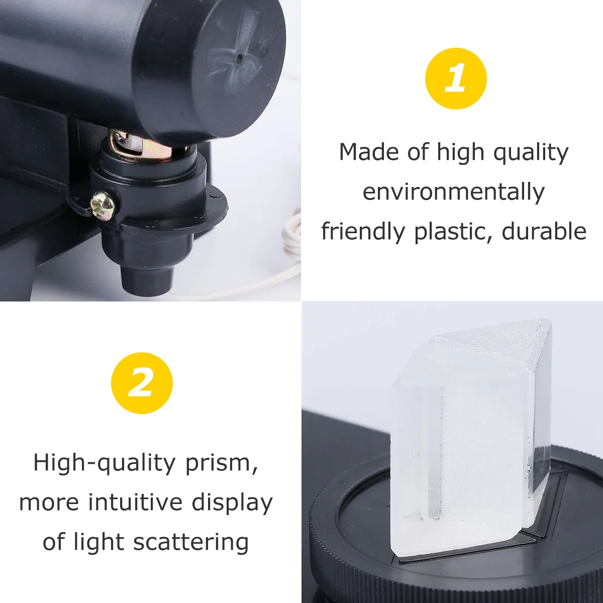 

Dispersion Demonstrator Physics Teaching Apparatus Instruments Light Synthesis Prism