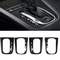 For Volkswagen Golf 6 Gti R MK6 2008-2012 Carbon Fiber Interior Auto Gear Shift Panel Cover Frame Trim Sticker Car Accessories