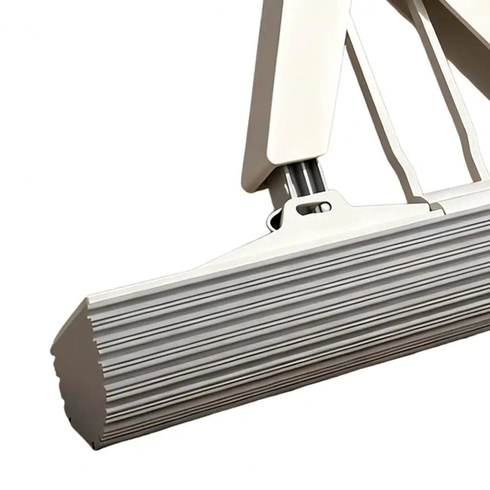 Sponge Mop Portable Tabletop Mop with Stainless Steel Handle Viscose Cotton Wet Dry Accessory Easy Installation Home Tool