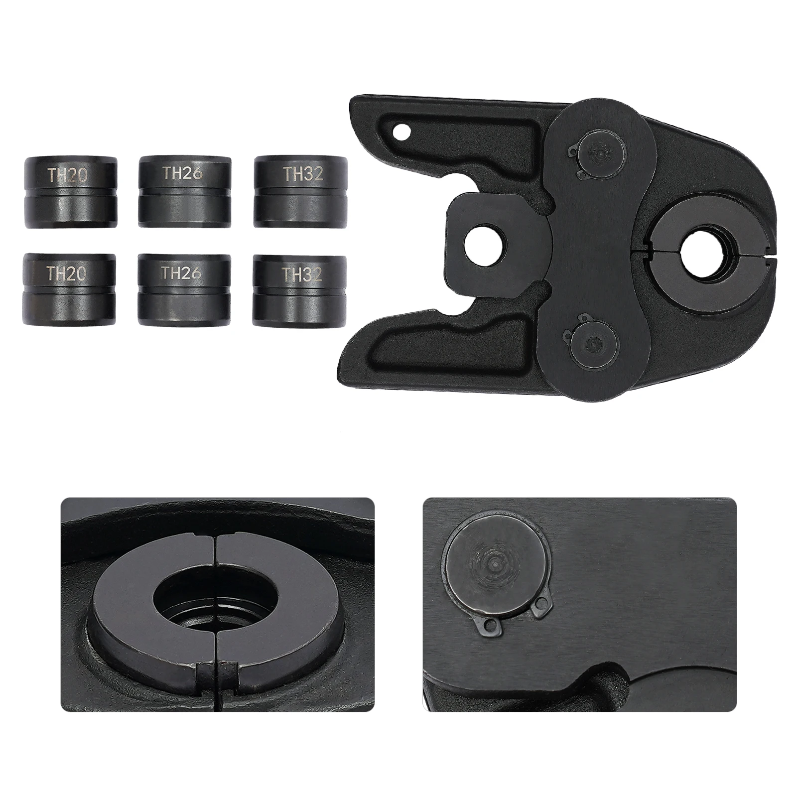 Pressing Pliers Universal Jaws for Stainless Steel Pex Pipe Crimping Tools TH/U/V Type Hydraulic Pressure Tube Clamp Head