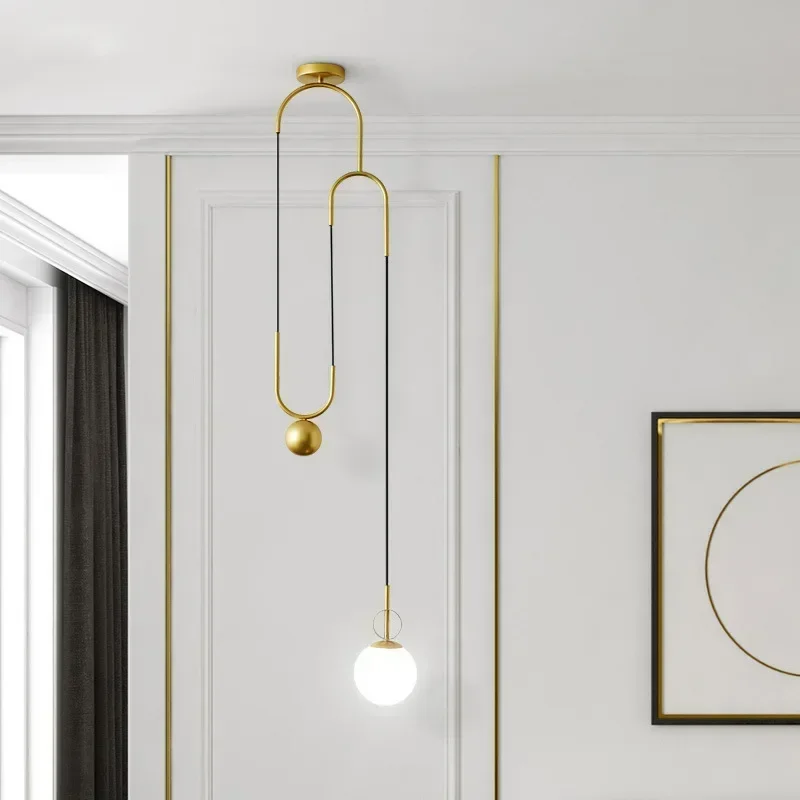 

Modern LED E14 Pendant Lights for Dining Living Room Chandelier Bedroom Creative Black Gold Hanging Lamps Lighting Fixtures