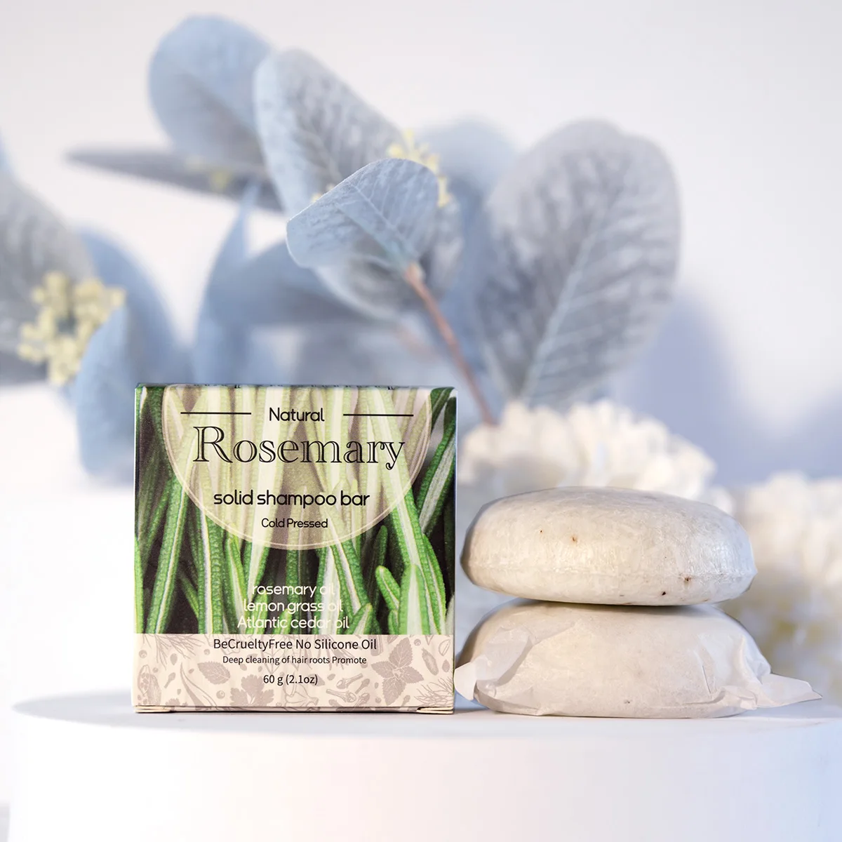 XF + 60 جرام صابون شامبو زيت إكليل الجبل الأعشاب الطبيعية الاسترخاء الرعاية إصلاح ترطيب وظيفة المنزل #5