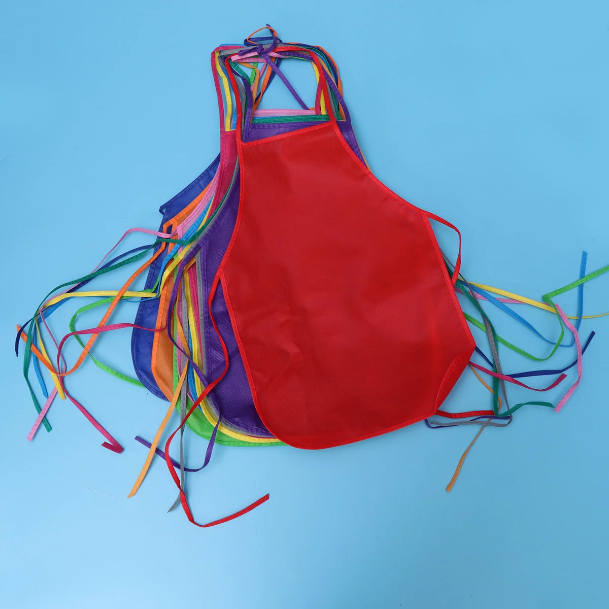 

12pcs 'S Painting Aprons Waterproof Reusable For Cooking Grilling Outdoor Bbq Art Activities Apron Artist