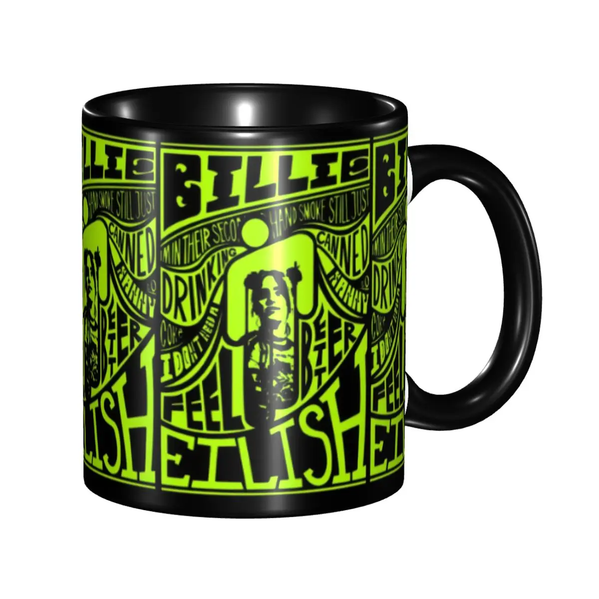 Zanger Muziek Billies Eilishs Koffiemok DIY Gepersonaliseerde Keramische Melk Thee Mok Cup