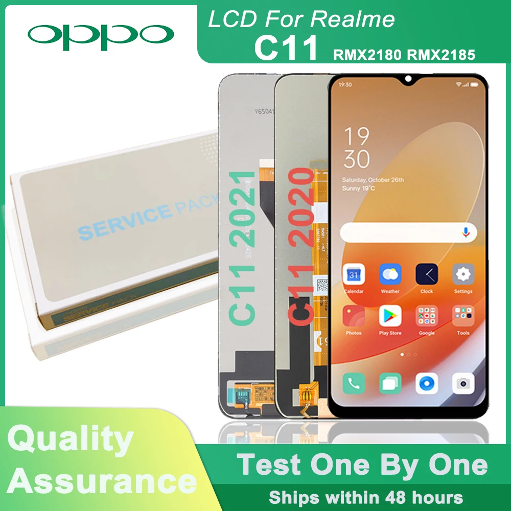 

Original 6.5'' Display Replaceable for Realme C11 2021 RMX3231 LCD touch screen digitizer assembly for Realme C11 RMX2185 LCD