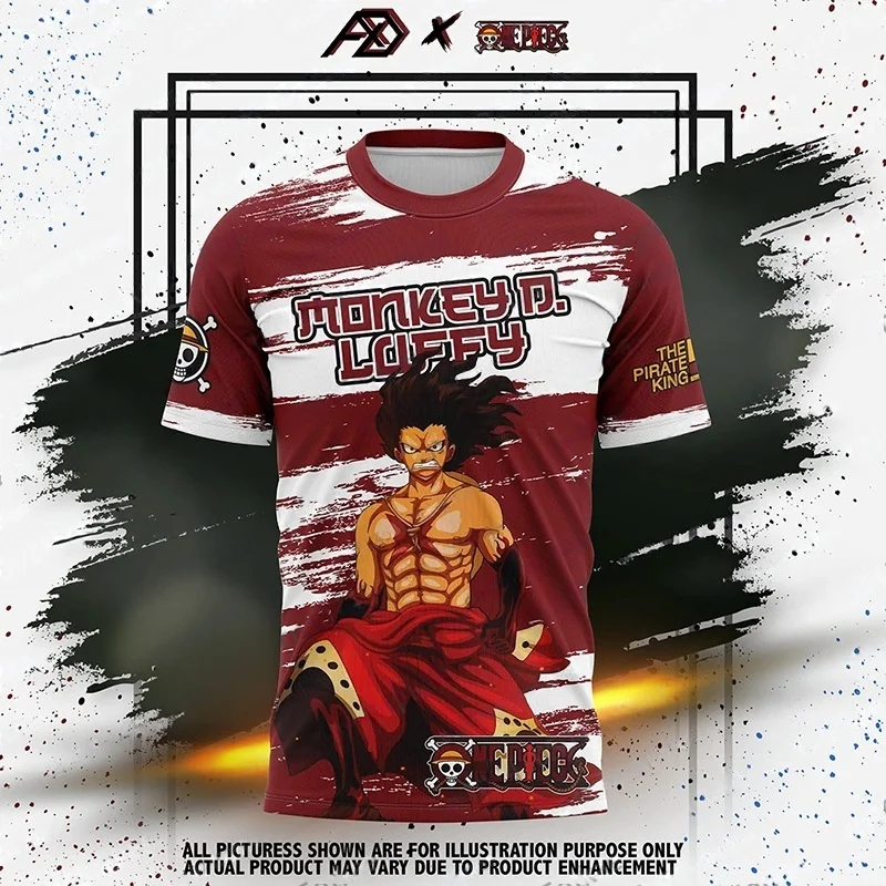 الصيف الساخن بيع بانداي أنيمي قطعة واحدة قميص كرة القدم الكبار والأطفال الشارع موضة التدريب الرياضي بأكمام قصيرة تي شيرت #5