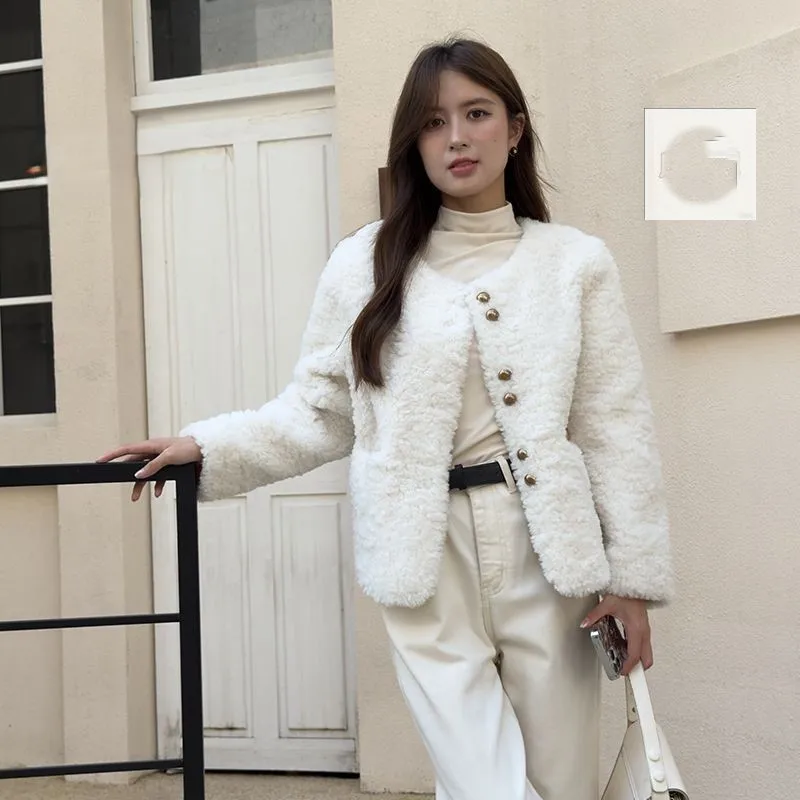 فو الفراء الفتيات معطف معاطف المرأة حزام مستقيم مكتب زوجة راجلان موتو نمط الأحمر الجبهة التفاصيل مصدات الرياح رقيق الملابس سحابات